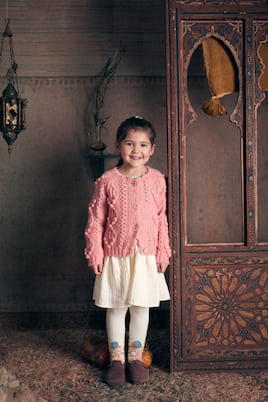 Sankara cable-knit wool and cotton cardigan | Louise Misha