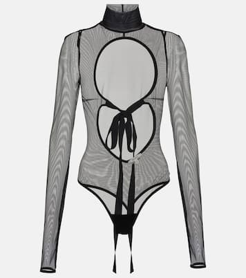 Body a collo alto in mesh | Nensi Dojaka