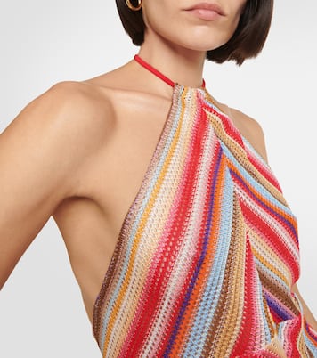 Top con cuello halter a rayas | Missoni Mare