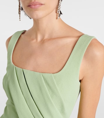 Vestido midi Arina de crepé plisado | Emilia Wickstead