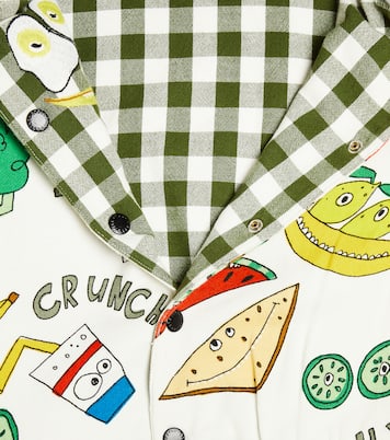 Chaleco de algodón a cuadros con aplique | Stella McCartney Kids