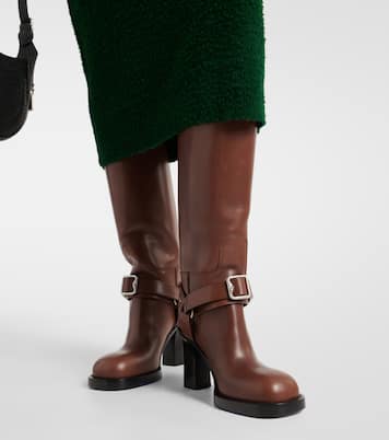 100 leather knee-high boots | Burberry