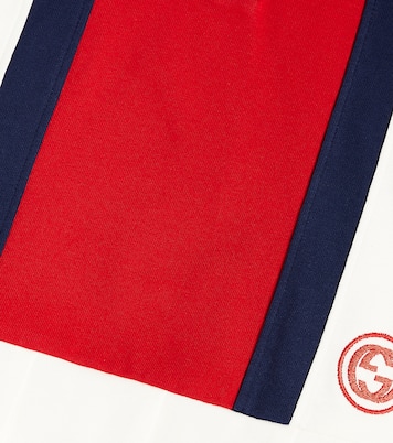 Baby - Abito Web in piqué di cotone | Gucci Kids