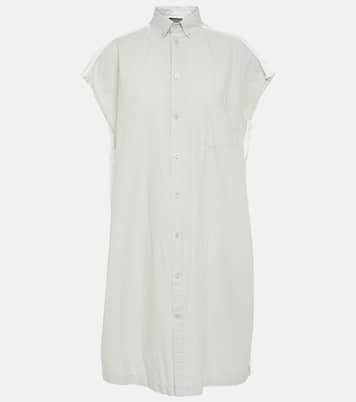 Oversize-Hemdblusenkleid aus Baumwolle | Balenciaga