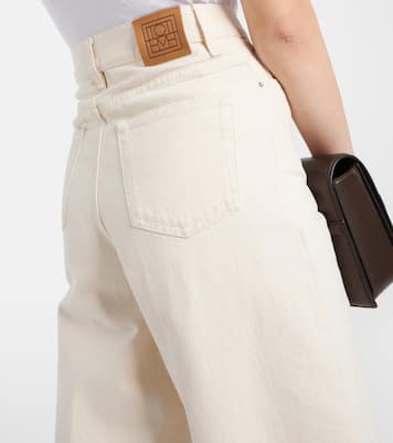 Jeans a gamba larga e vita alta | Toteme