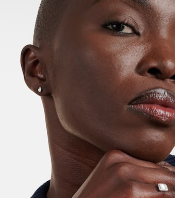Boucle d'oreille unique Piercing en or blanc 18 ct et diamants | Persée