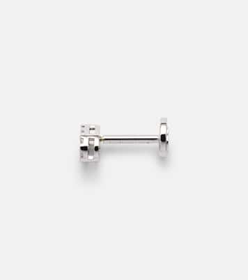 Boucle d'oreille unique Piercing en or blanc 18 ct et diamants | Persée