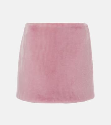 Minifalda de borrego | Prada