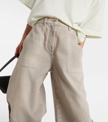 Jean ample à taille basse | The Attico