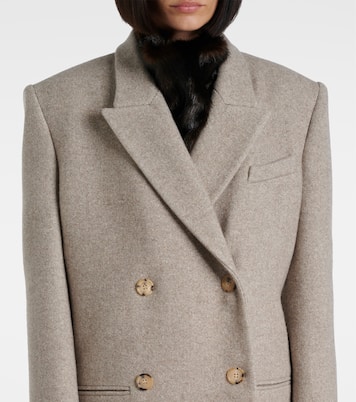 Double-breasted wool-blend coat | Magda Butrym