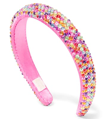 Rainbow Glitter embellished headband | Tutu Du Monde
