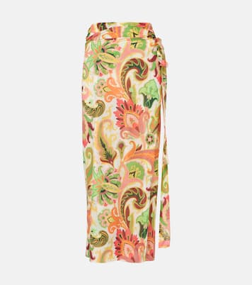Pareo de algodón y seda floral | Etro
