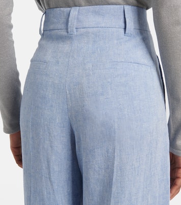 Weite Hose aus einem Leinengemisch | Brunello Cucinelli
