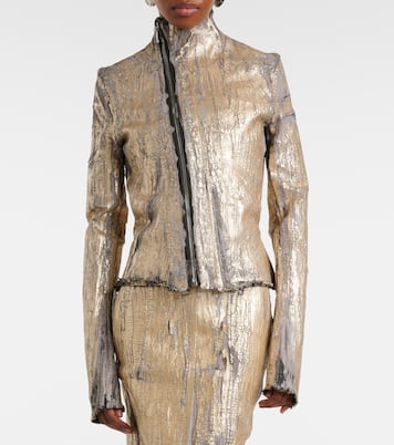 Gary coated denim jacket | Rick Owens