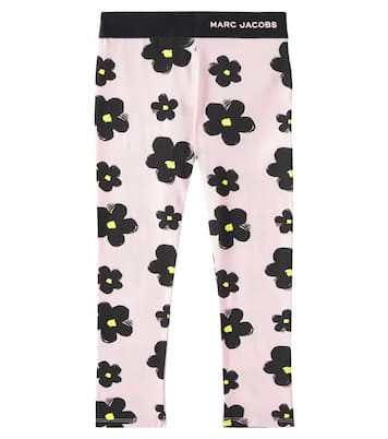 Leggings en mezcla de algodón floral | Marc Jacobs Kids
