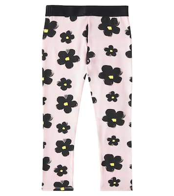 Leggings en mezcla de algodón floral | Marc Jacobs Kids
