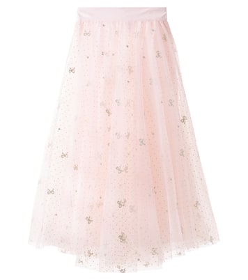 Gonna in tulle con stampa floreale | Petite Amalie  