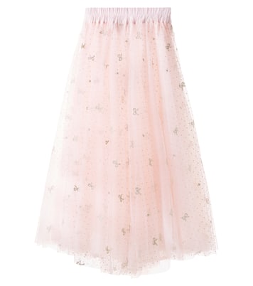 Gonna in tulle con stampa floreale | Petite Amalie  