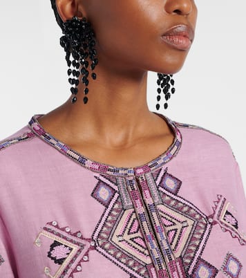 Hanabi beaded clip-on earrings | Isabel Marant