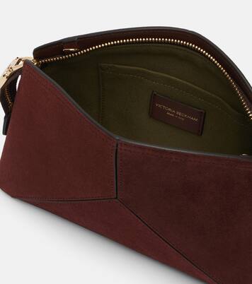 Schultertasche Victoria aus Veloursleder | Victoria Beckham