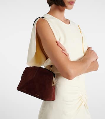 Schultertasche Victoria aus Veloursleder | Victoria Beckham