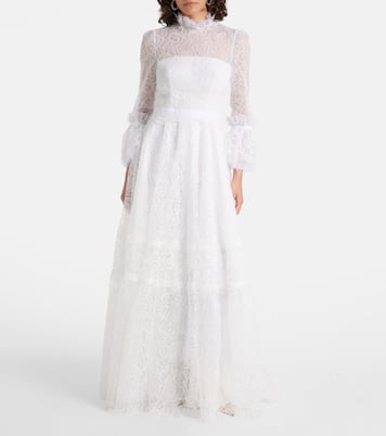 Abito da sposa in pizzo | Costarellos