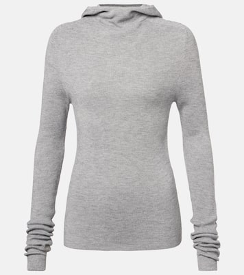 Top Danae in maglia con cappuccio | The Frankie Shop