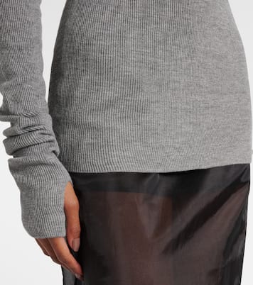 Top Danae in maglia con cappuccio | The Frankie Shop