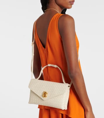 Knot Lock Intrecciato leather tote bag | Bottega Veneta