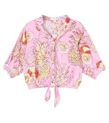 Azia printed crop top | Poupette St Barth Kids