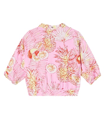 Azia printed crop top | Poupette St Barth Kids