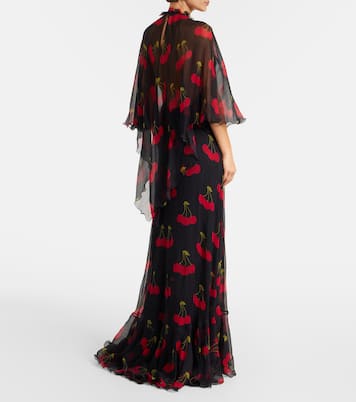 Robe aus Seidenchiffon | Valentino