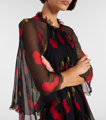 Robe aus Seidenchiffon | Valentino