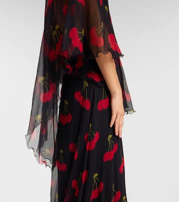 Robe aus Seidenchiffon | Valentino