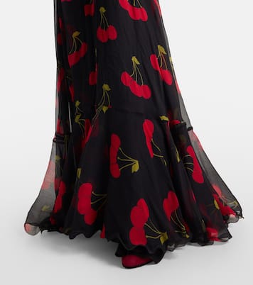 Robe aus Seidenchiffon | Valentino