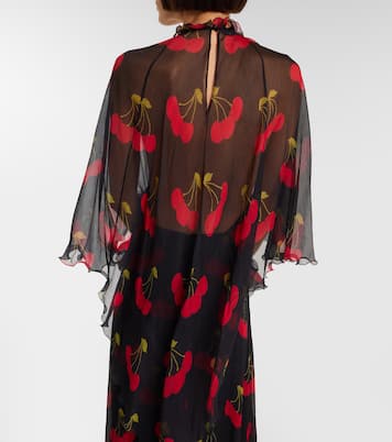 Robe aus Seidenchiffon | Valentino