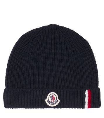 Ribbed-knit virgin wool beanie | Moncler Enfant