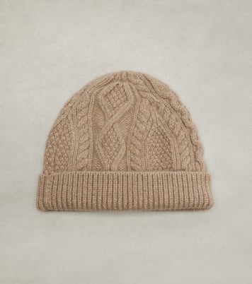 Cable-knit cashmere beanie | Loro Piana