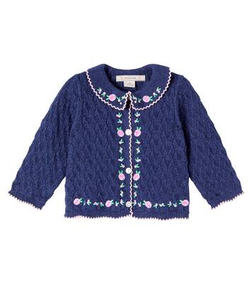 Baby Cardigan Rosier aus einem Baumwollgemisch | Konges Sløjd
