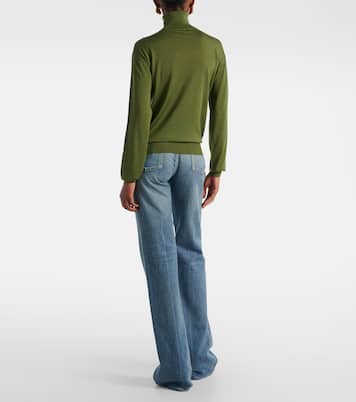 羊毛、羊绒与真丝高领毛衣 | Saint Laurent