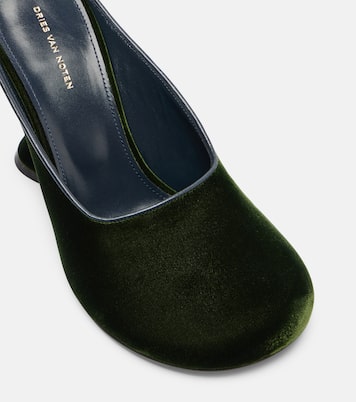 Wedges 95 aus Samt | Dries Van Noten