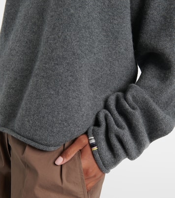 Comfy cashmere-blend sweater | Extreme Cashmere