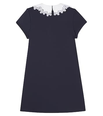 Lace-trimmed cotton dress | Tartine et Chocolat