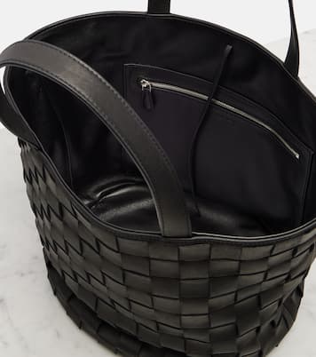 Sisal leather tote bag  | The Row