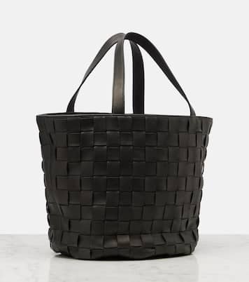 Sisal leather tote bag  | The Row