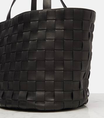 Sisal leather tote bag  | The Row