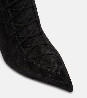 Nina 105 suede lace-up boots | Paris Texas