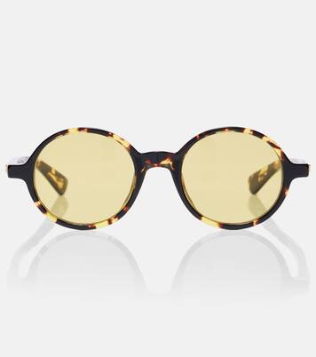 Slim Ribbon round sunglasses | Bottega Veneta