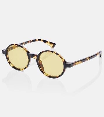 Slim Ribbon round sunglasses | Bottega Veneta