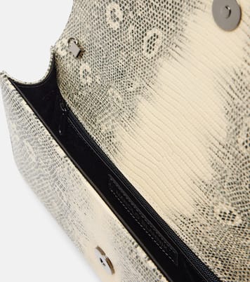 Maygot snake-effect leather clutch | Manolo Blahnik